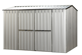 stainless steel shed